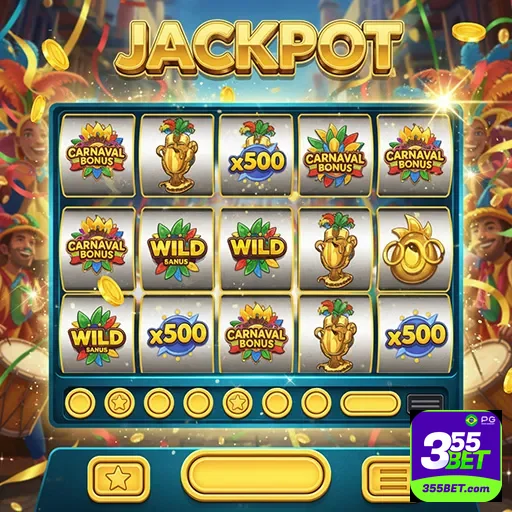 Imagem de diversos caça-níqueis em um jogo de slots no celular